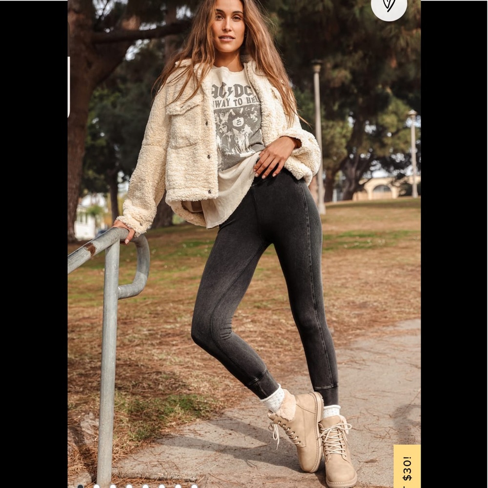Free People High-Rise Ankle Hot Shot Leggings - Picture 8 of 13